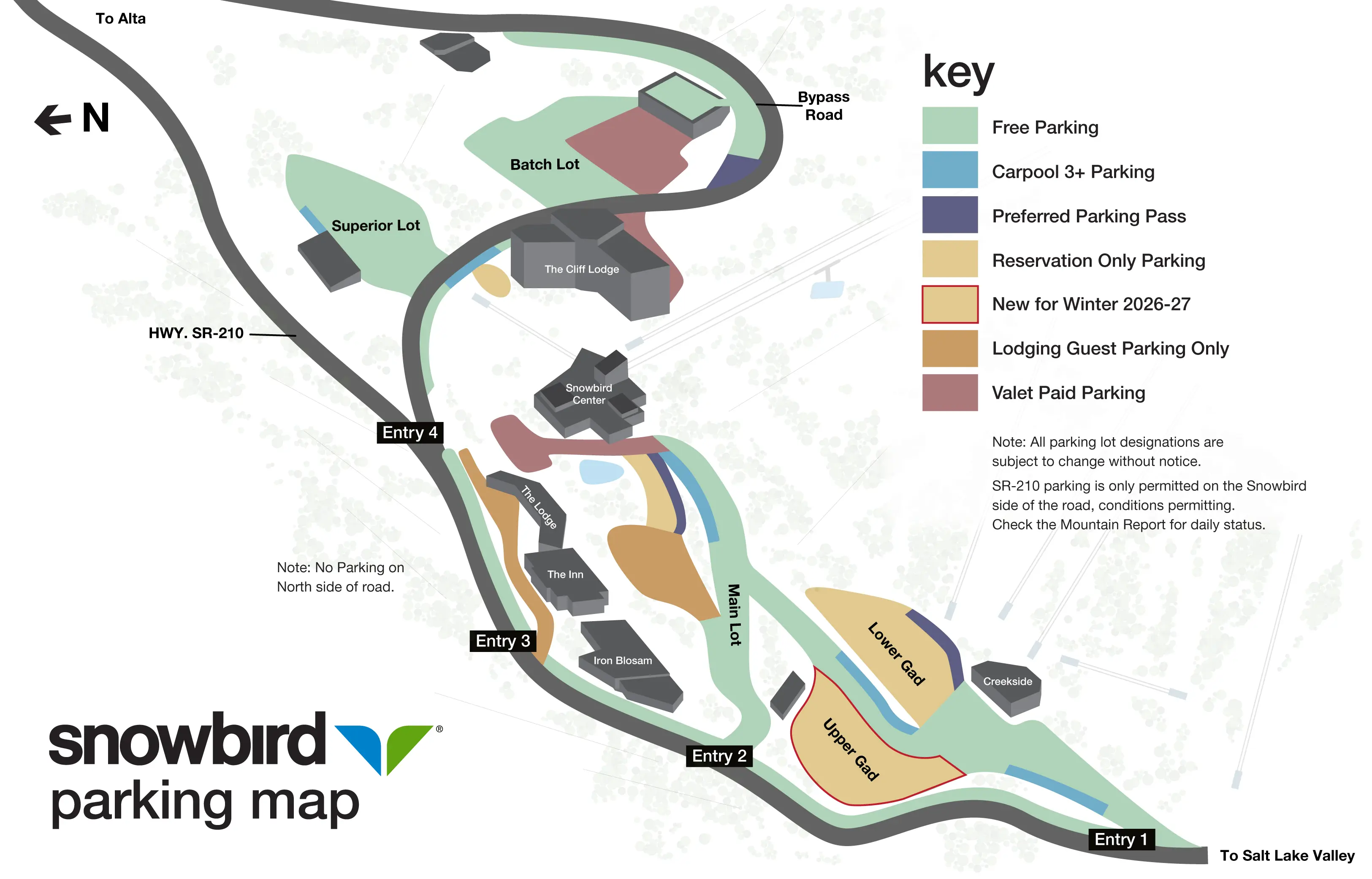 2026-27 Parking Map