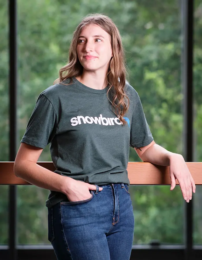 Snowbird logo tshirt