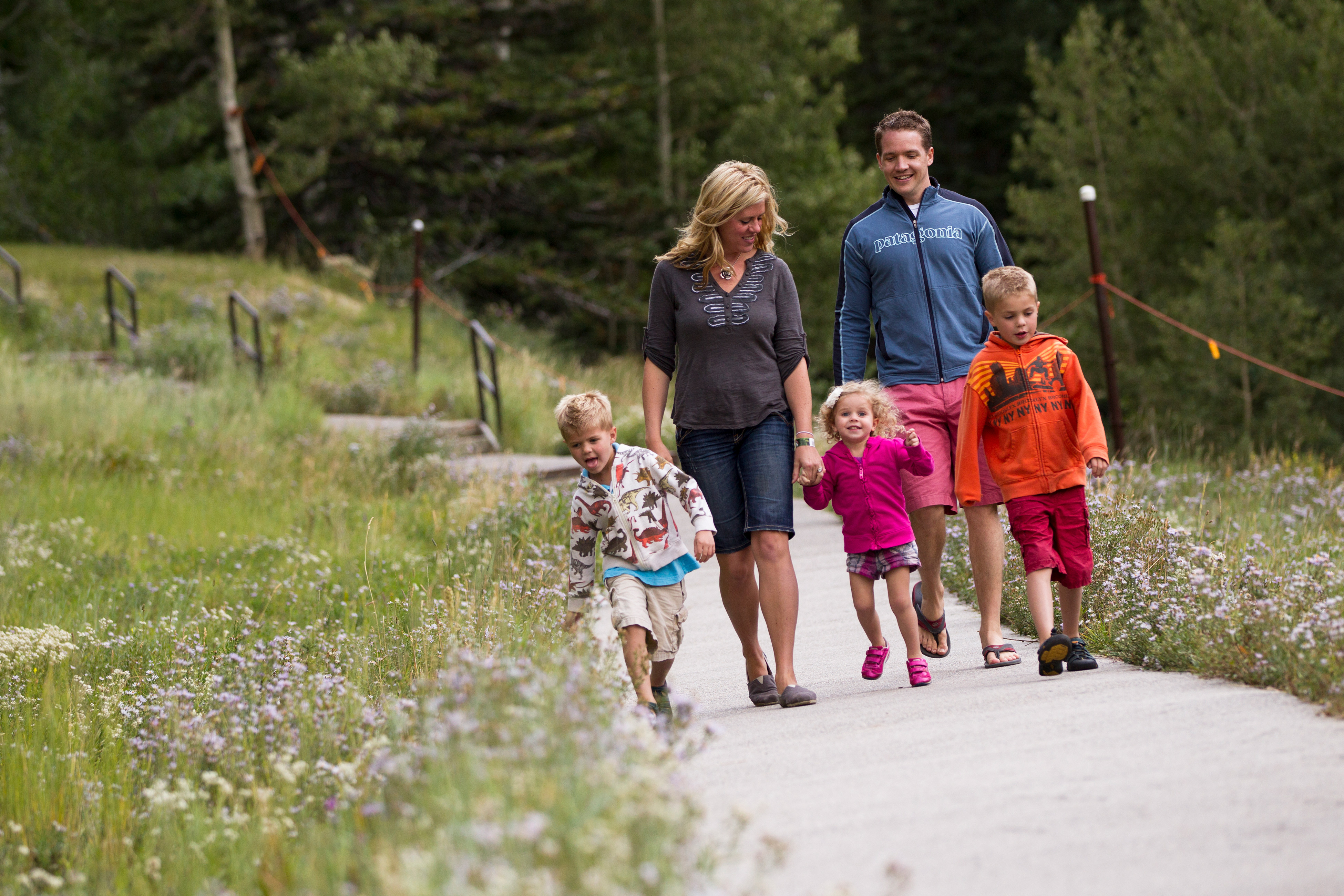 enjoying the mountains and nature at the best family reunion venues in Utah at snowbird. Add hiking to your family reunion ideas.