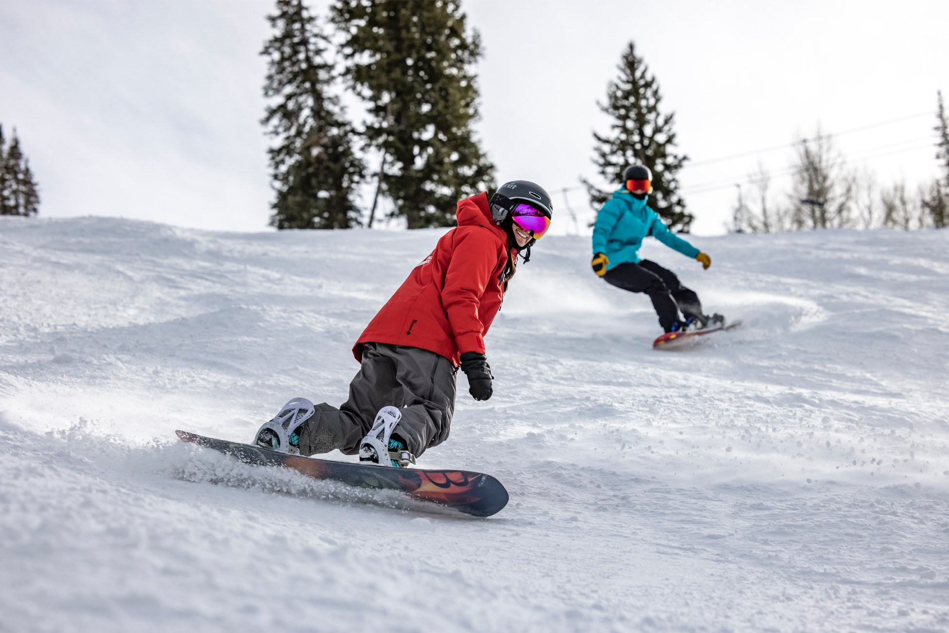 Adult group lessons and multi-week ski programs including mid-week ski and snowboard groups