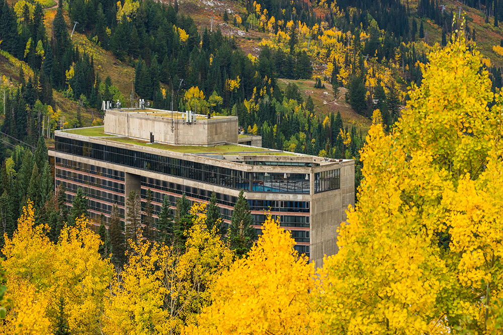 The Cliff Lodge in Fall